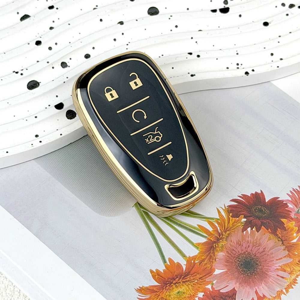 TPU Key Fob Cover for Chevy Malibu, Camaro, Equinox & More 2017-2019