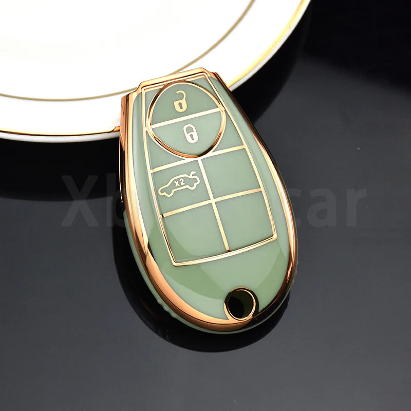 TPU Car Key Fob Cover Case for Dodge Jeep Chrysler - image 10