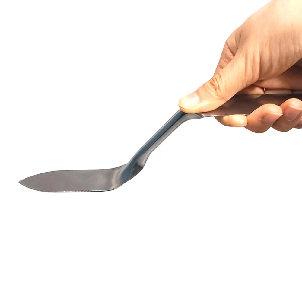 Double headed plastering trowel, stainless steel caulking and seam repair tool