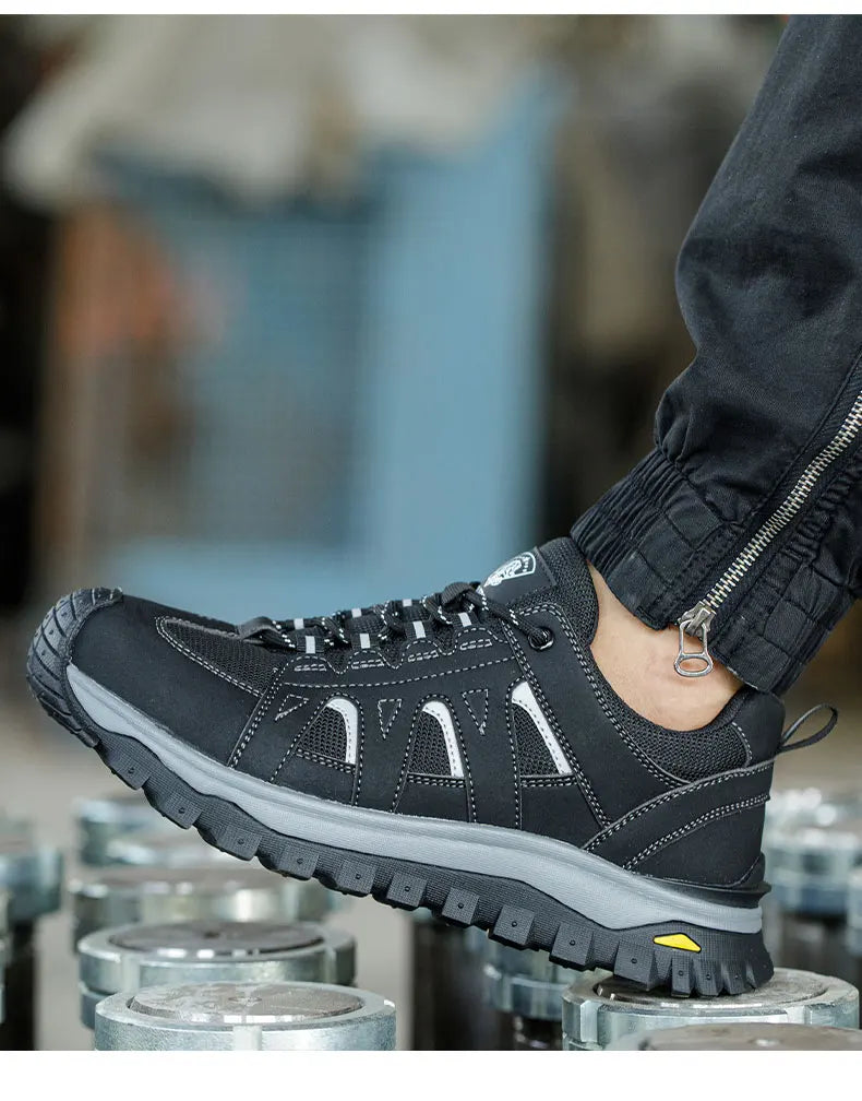 Men's Lightweight Steel Toe Slip-Resistant Work Boots - image 21