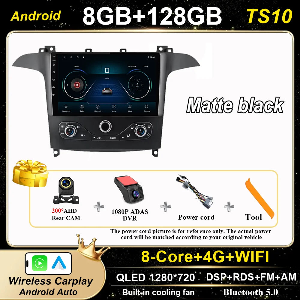 9-Inch Android Car Stereo for Ford S-Max & Galaxy - image 21