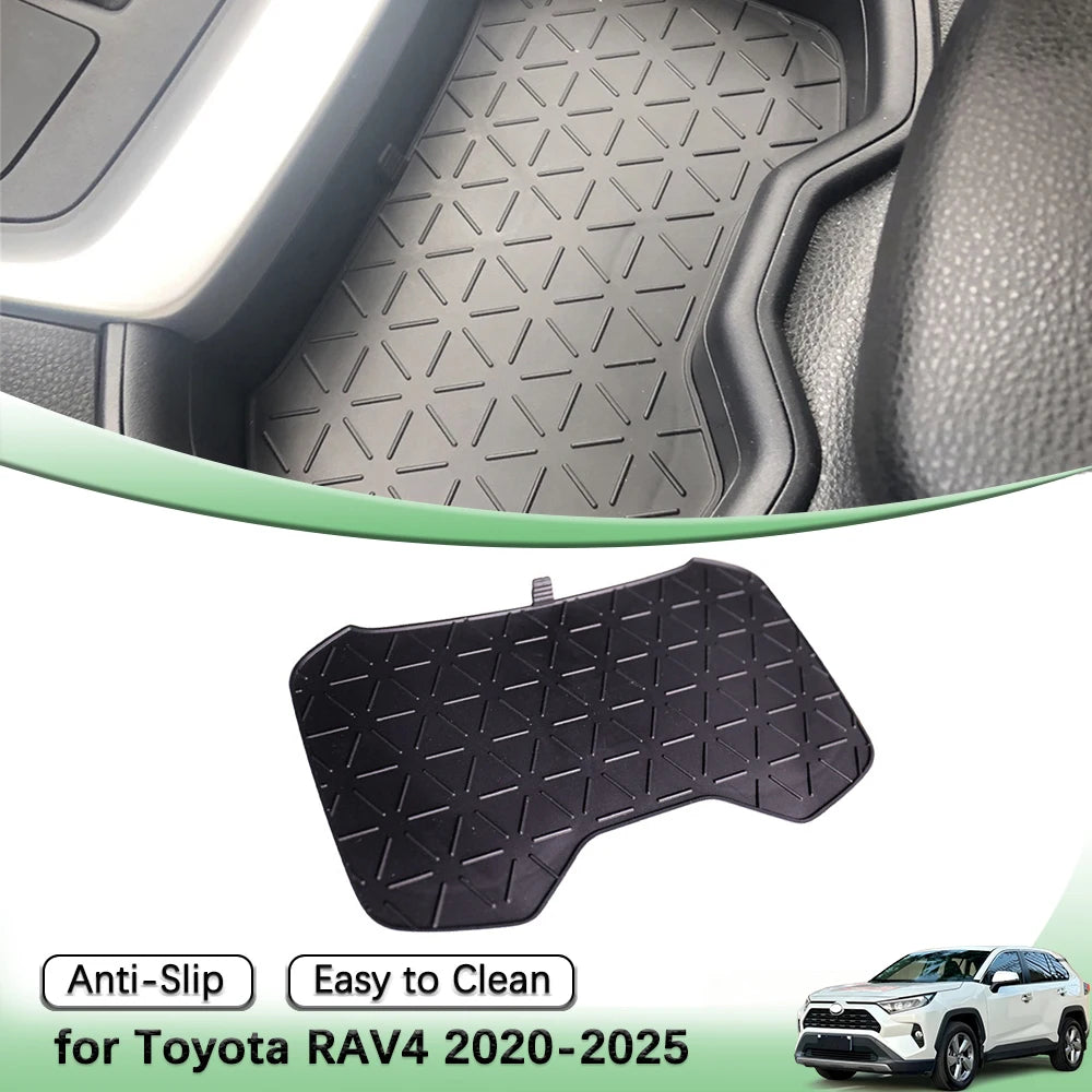 Silicone Center Console Cup Holder Mat for Toyota RAV4 2020-2025