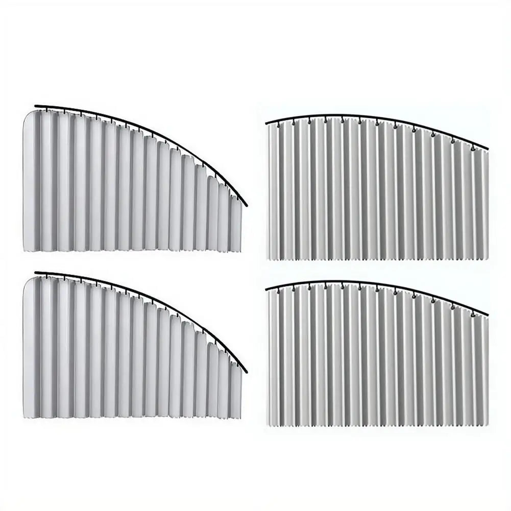 Car Side Window Pleated Sun Shades with Slide Track