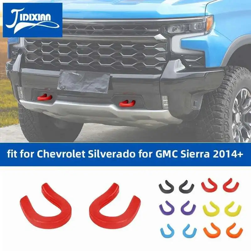 Tow Hook Covers for Chevy Silverado & GMC Sierra (2014-2026)