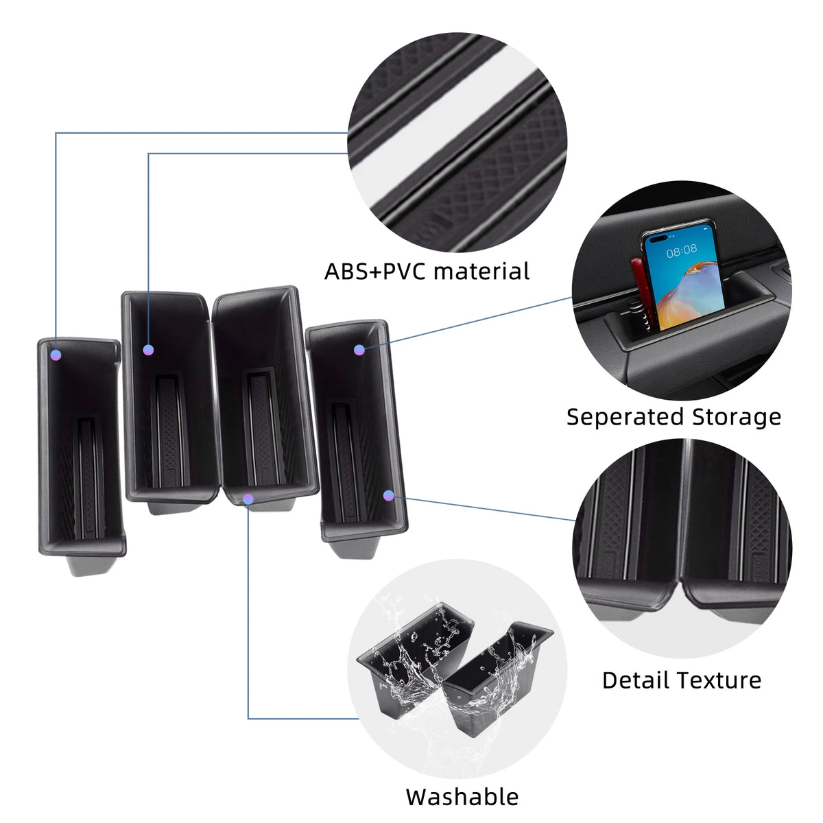 Dodge Ram 1500 Door Handle Storage Organizer (2019-2026) - image 2