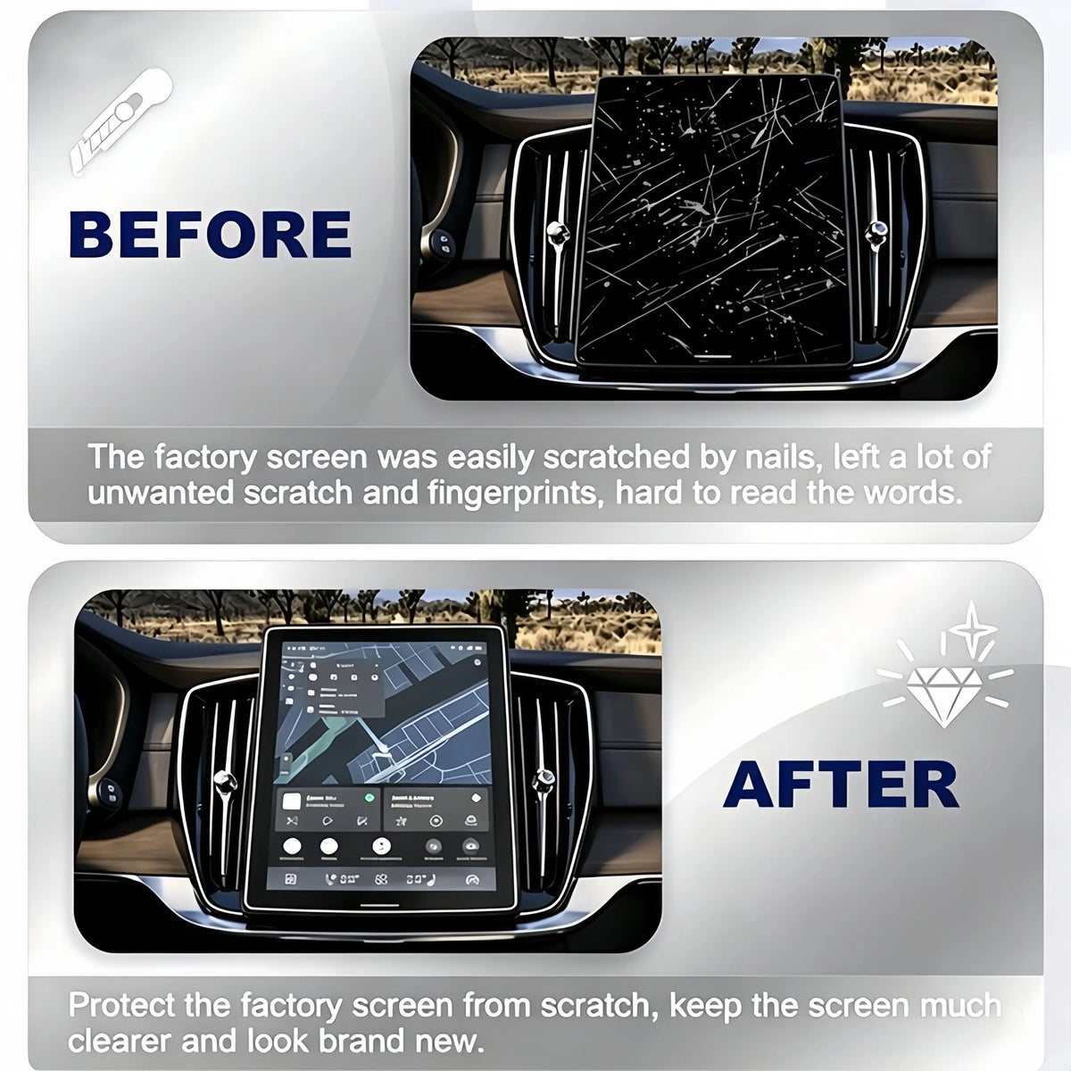 9H Tempered Glass Screen Protector for Toyota RAV4 - image 4