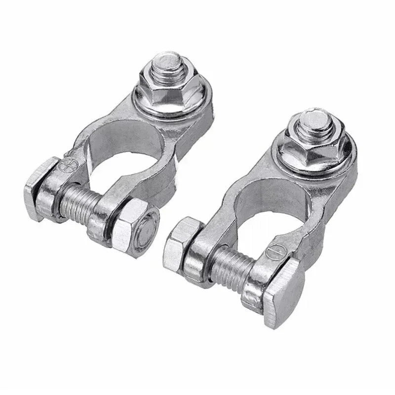 Quick-Release Battery Clamp Terminals – 12V/24V Charging