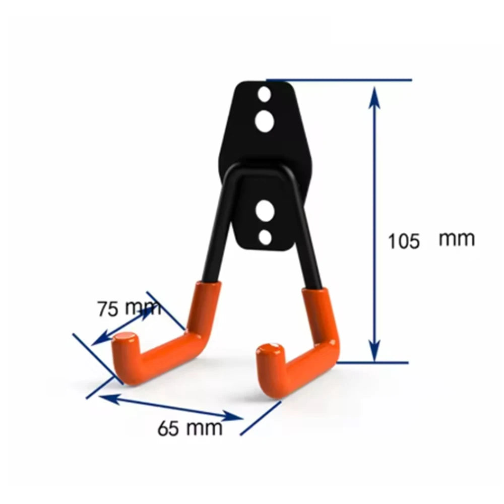 Heavy-Duty Wall Hook – Garage Bike & Ladder Hanger