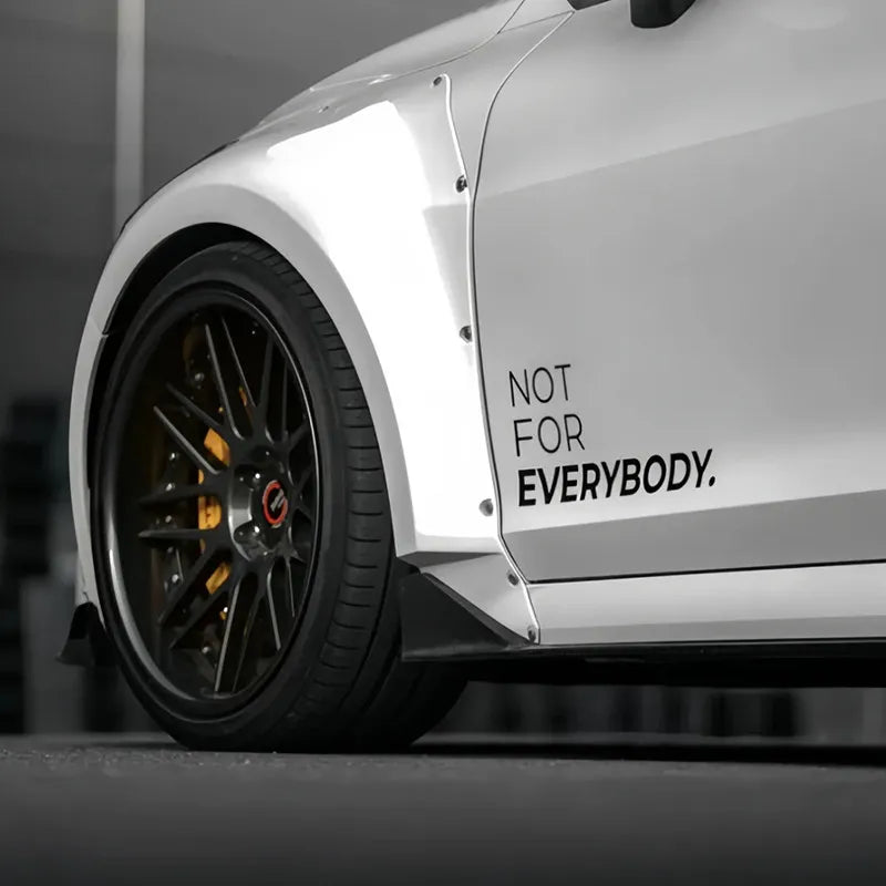 Not For Everybody JDM Car Door Decals, Racing Style Graphics - view 3