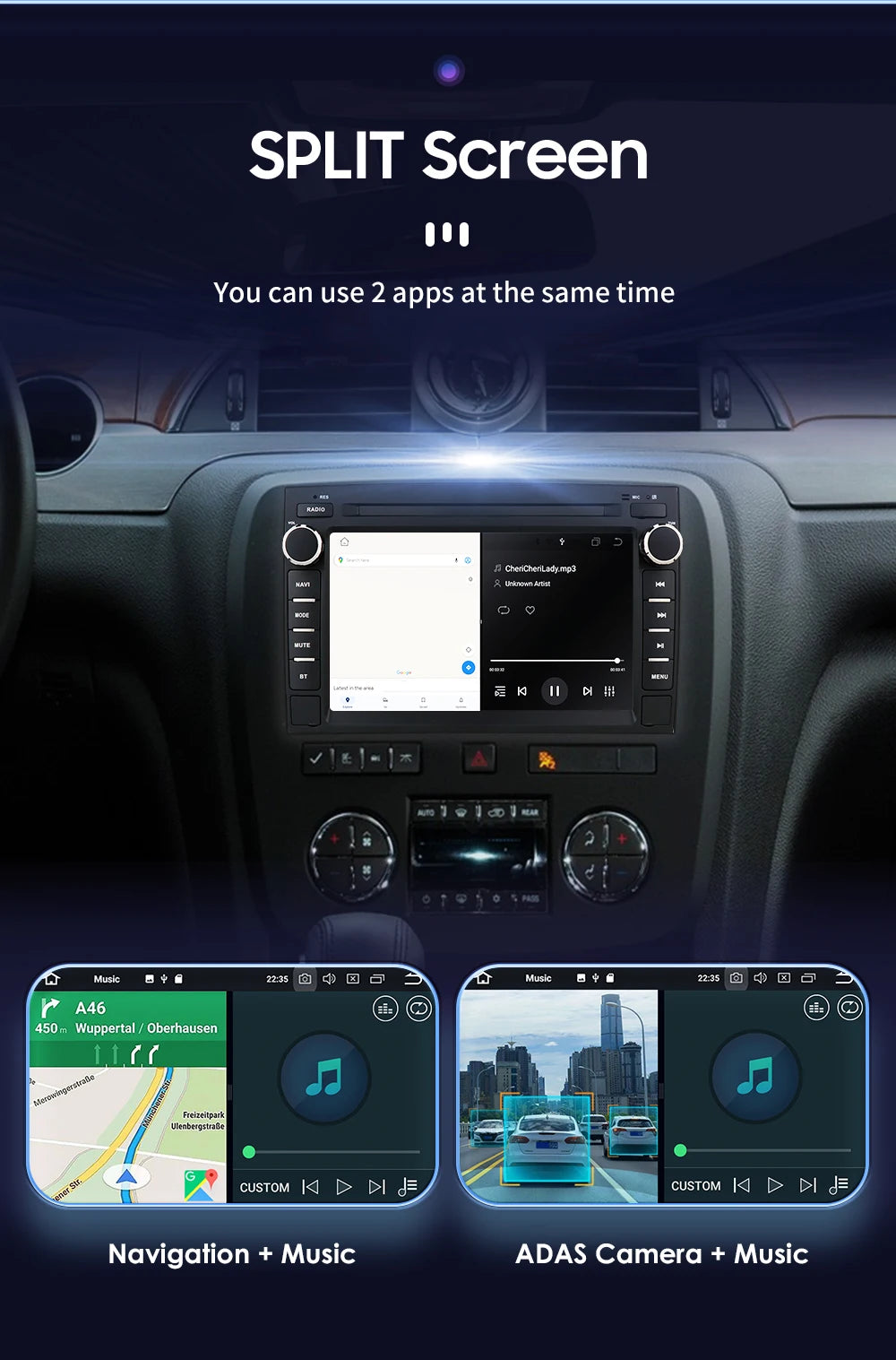 7-Inch Android 13 Touchscreen Car Stereo for Chevy Silverado GMC Sierra - image 32