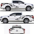Pickup Truck Tuning Decal Set, 3 Pieces, Universal Fit