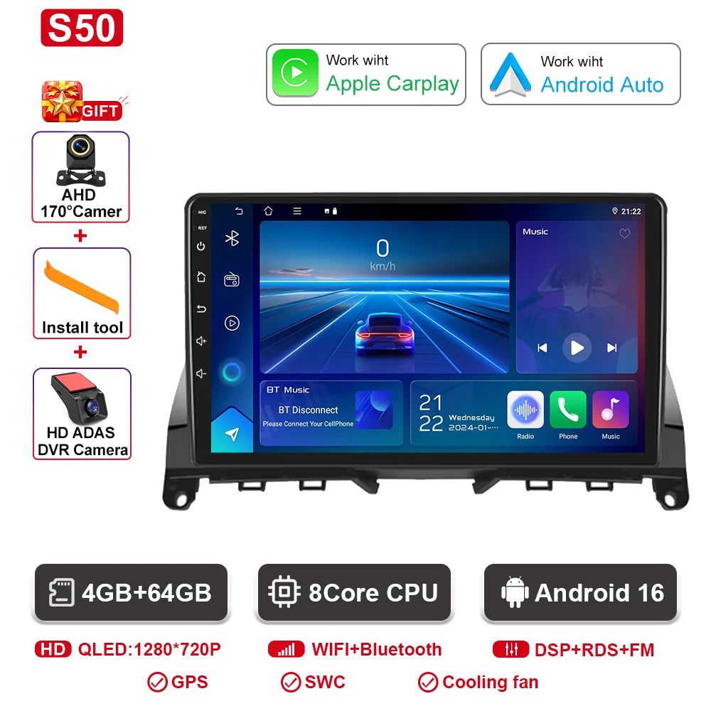 Mercedes C-Class W204 Android Multimedia System GPS & Bluetooth - image 24