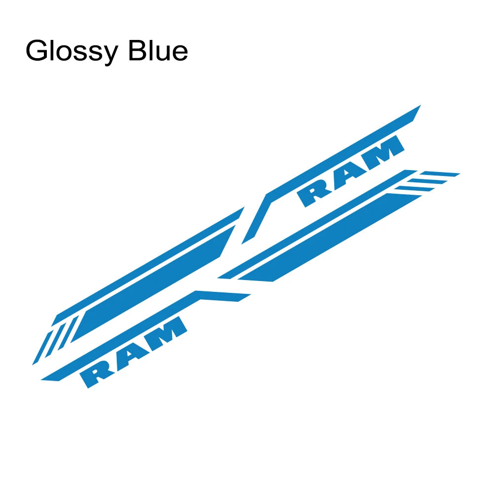 Custom Vinyl Bed Side Stripe Decals for Dodge RAM Trucks - image 15