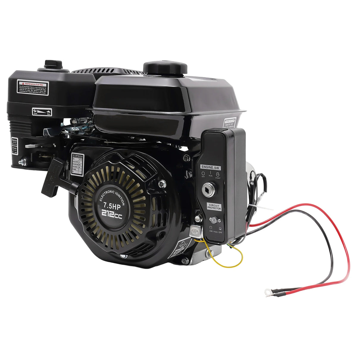 212cc 7.5HP 4-Stroke Gas Engine with Electric Start for Go Kart