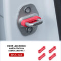 4pcs Car Door Shock Absorber Universal Car Door Buckle Soundproof Deadener Damper Cushion Anti-Vibration Buffer Pad