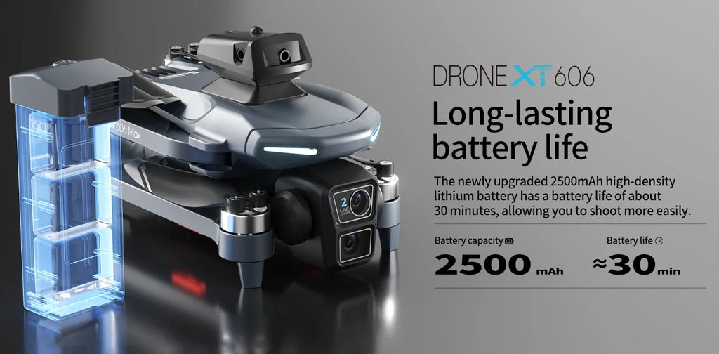 Lenovo XT606 4K GPS Drone Dual Camera 3-Axis Gimbal Brushless - image 5