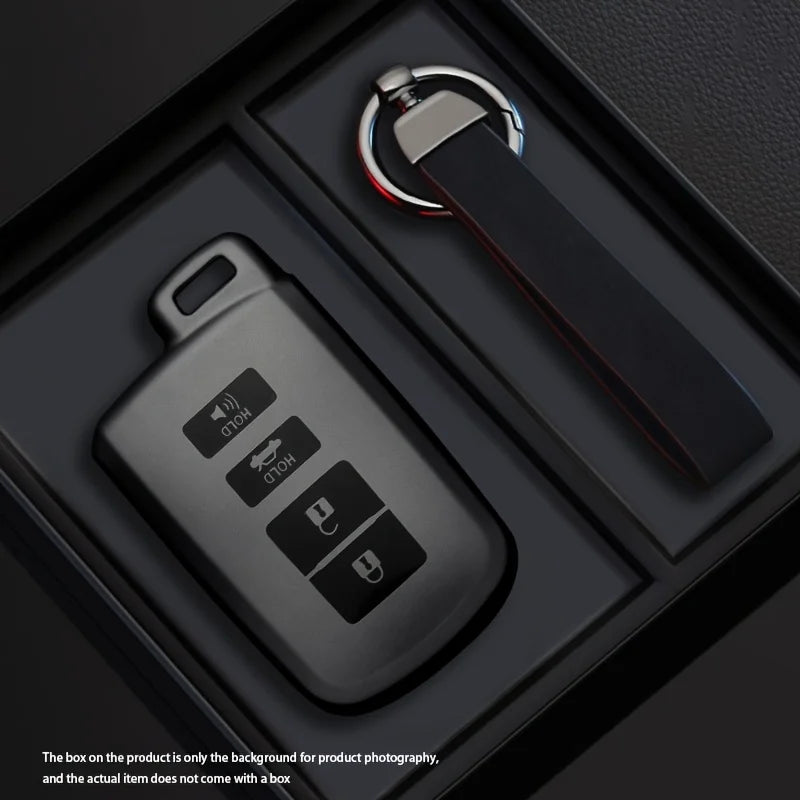 Black TPU Toyota Key Fob Cover 2015-2017 Camry Corolla RAV4
