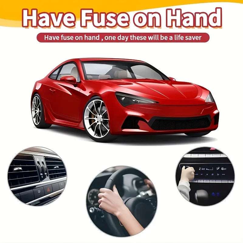 300-Piece Car Blade Fuse Kit with Box