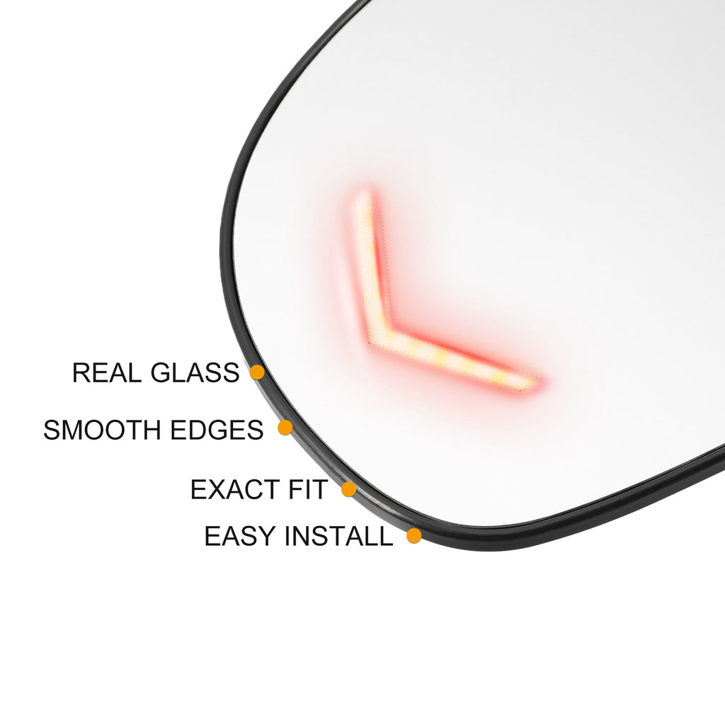 Heated Left Side Mirror Glass GMC Sierra/Chevy Silverado 2007-2014 - image 9