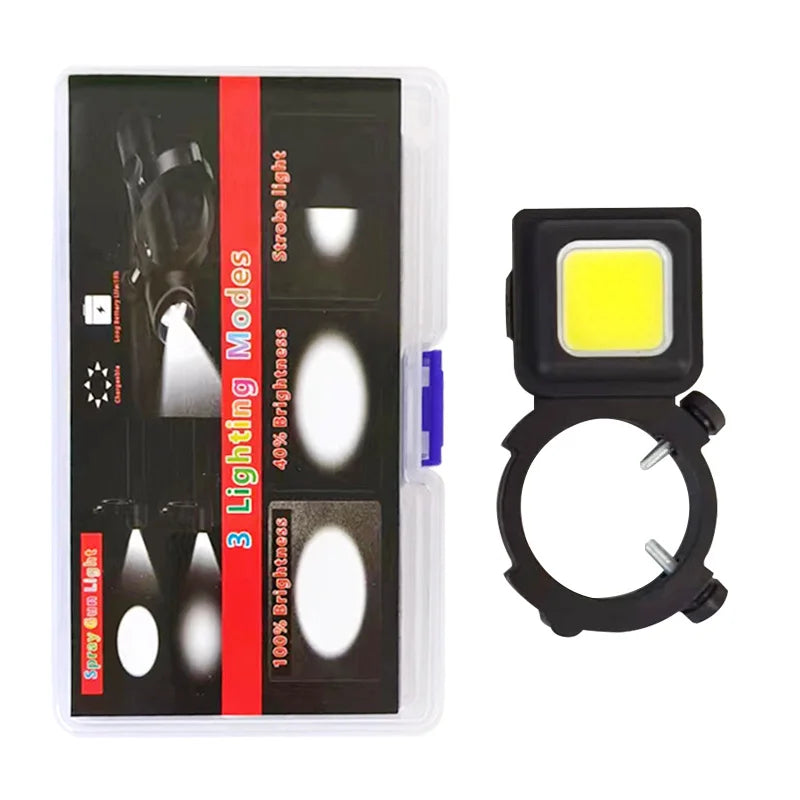 Paint Spray Gun Light Paint Spray Gun with Fill Light Automotive Sheet Metal Spraying Tools Rechargeable Single Head