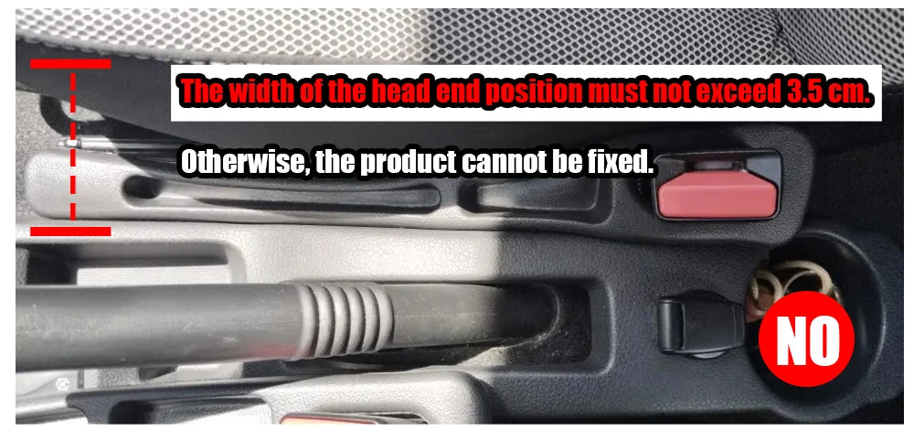 EVA Car Seat Gap Filler Strips, 2 pcs, Black