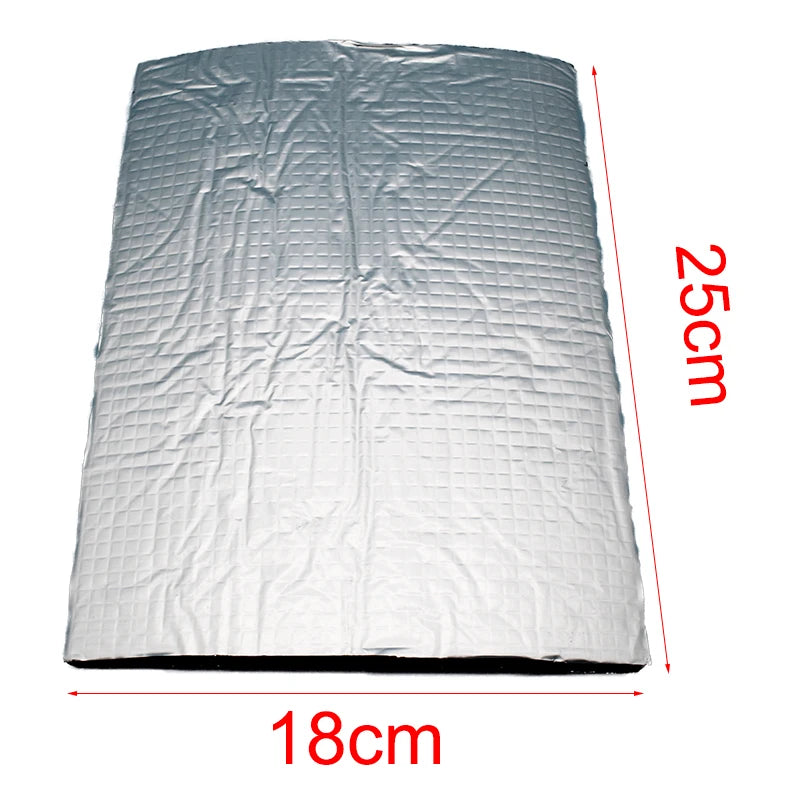 10mm sound deadener mats 10 pack, engine bay and hood noise insulation for car or van