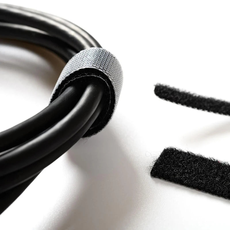 10-100pcs Reusable Hook and Loop Tie-downs Adjustable Nylon Cable Ties Nylon Fasteners Cord Straps Organizer for Securing Wires