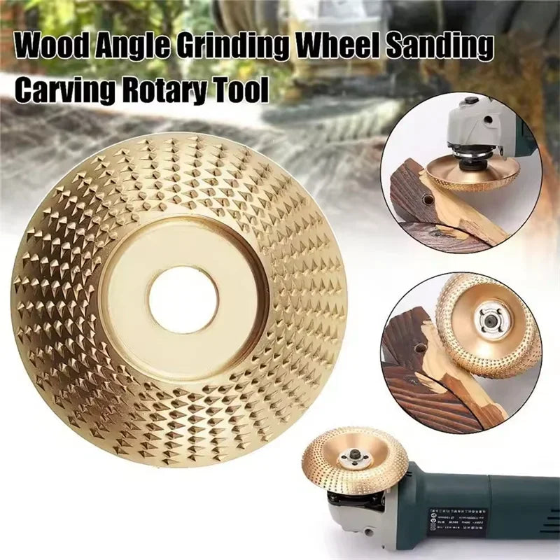 Angle Grinder Metal Grinding Disc, Flat/curved/inclined Disc Woodworking Carving Set, Wood Polishing Rotating Too