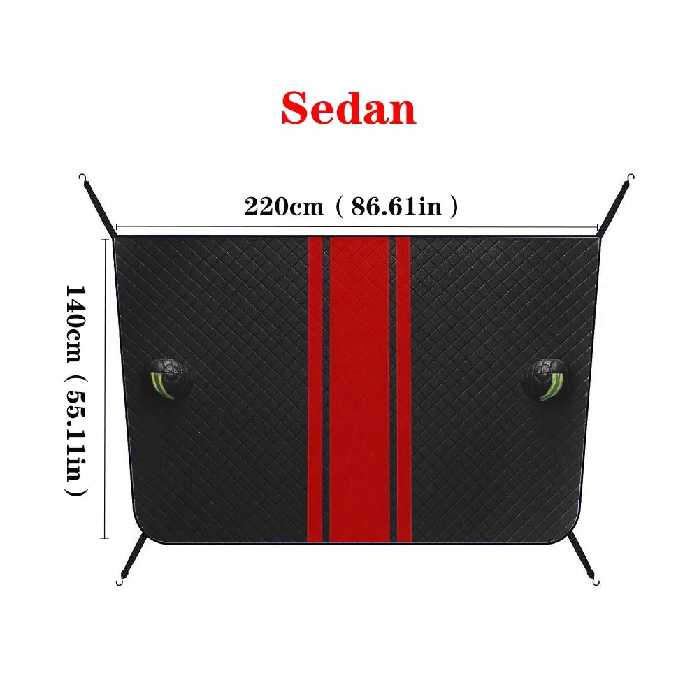 Windshield Snow, Frost and Sun Cover, Magnetic or Standard