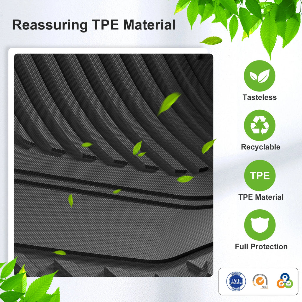 Custom Fit 3D TPE Floor Mats for Chevrolet Colorado 2015-2022 - image 4