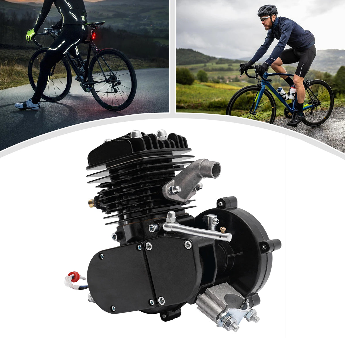 80cc 2-Stroke Bicycle Engine Kit for 26-28 in Wheels