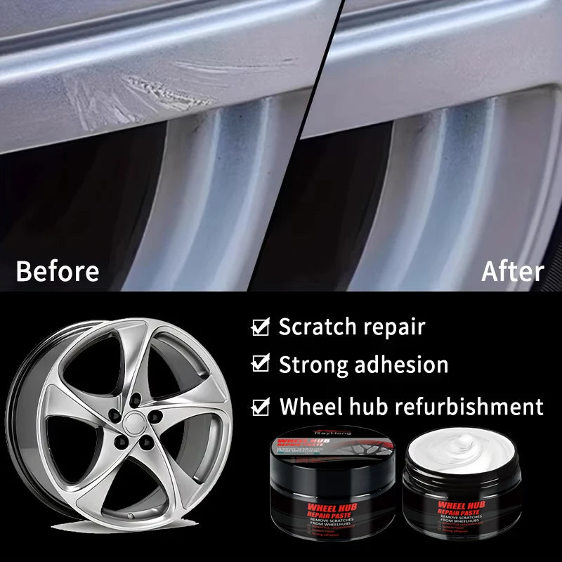 Wheel Rim Scratch Repair Paste – Black & Silver Car Touch Up - image 5