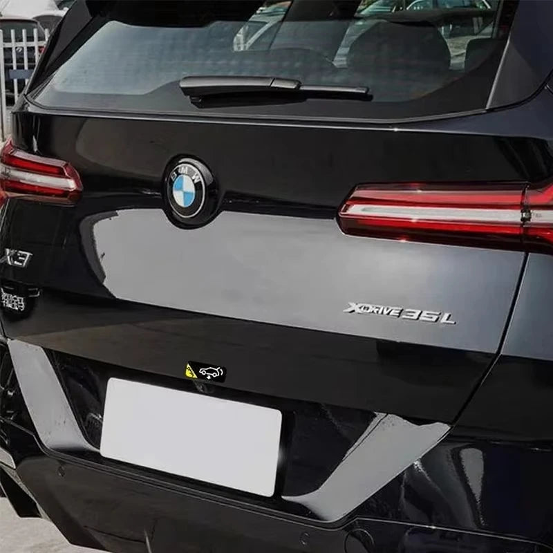 Automatic Trunk Warning Car Sticker, Waterproof Decal - view 2