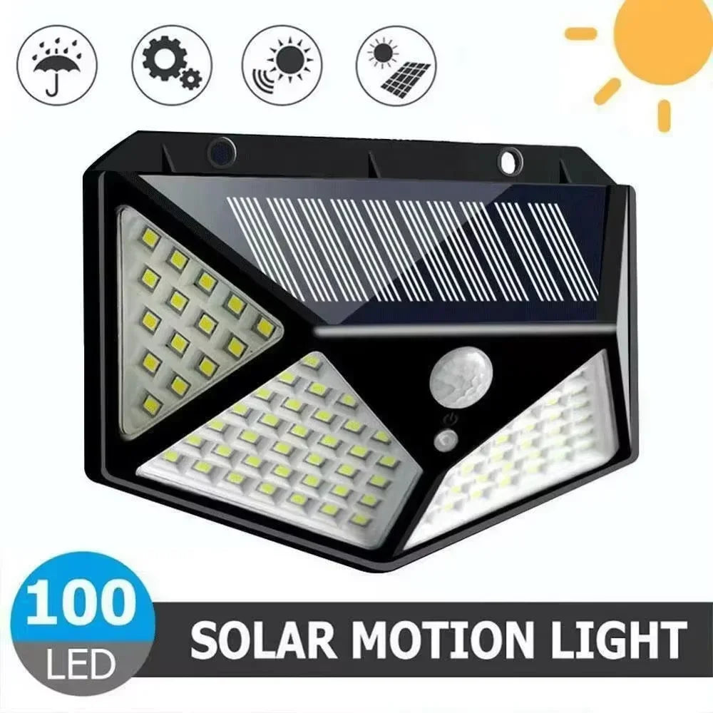 Solar Garden Spotlight with Motion Sensor – Waterproof