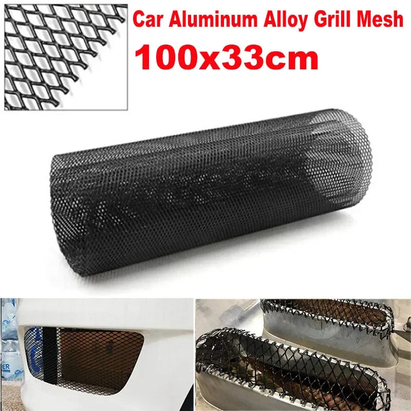 Universal Aluminum Car Grille Mesh - Radiator Protection