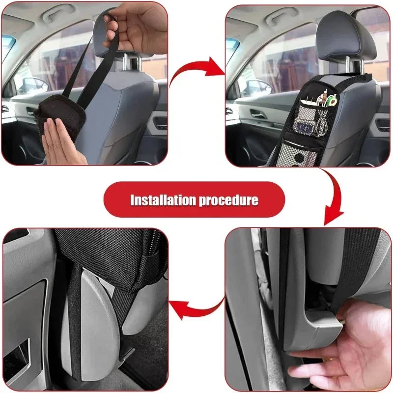 Car Seat Organizer Pocket – Auto Interior Storage Solution - image 2