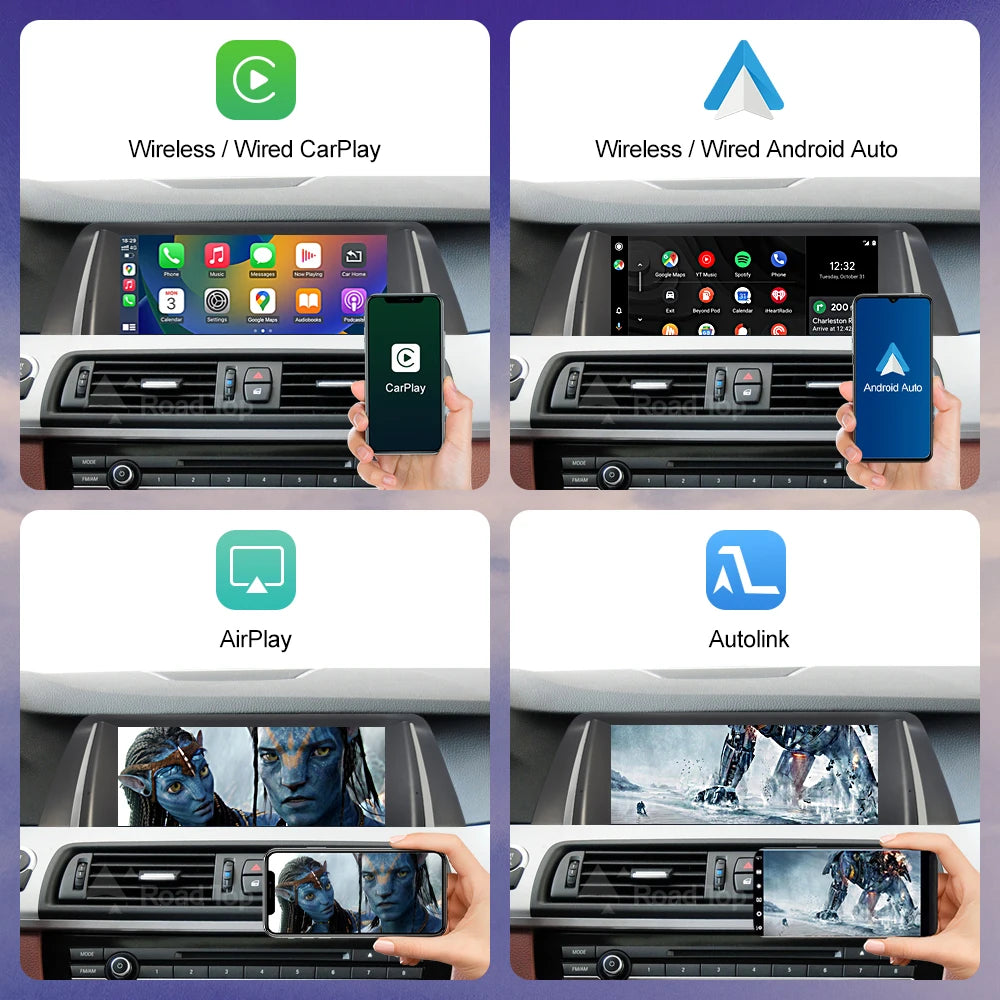 10.25-inch Wireless CarPlay Display for BMW 5 Series F10/F11 - image 4