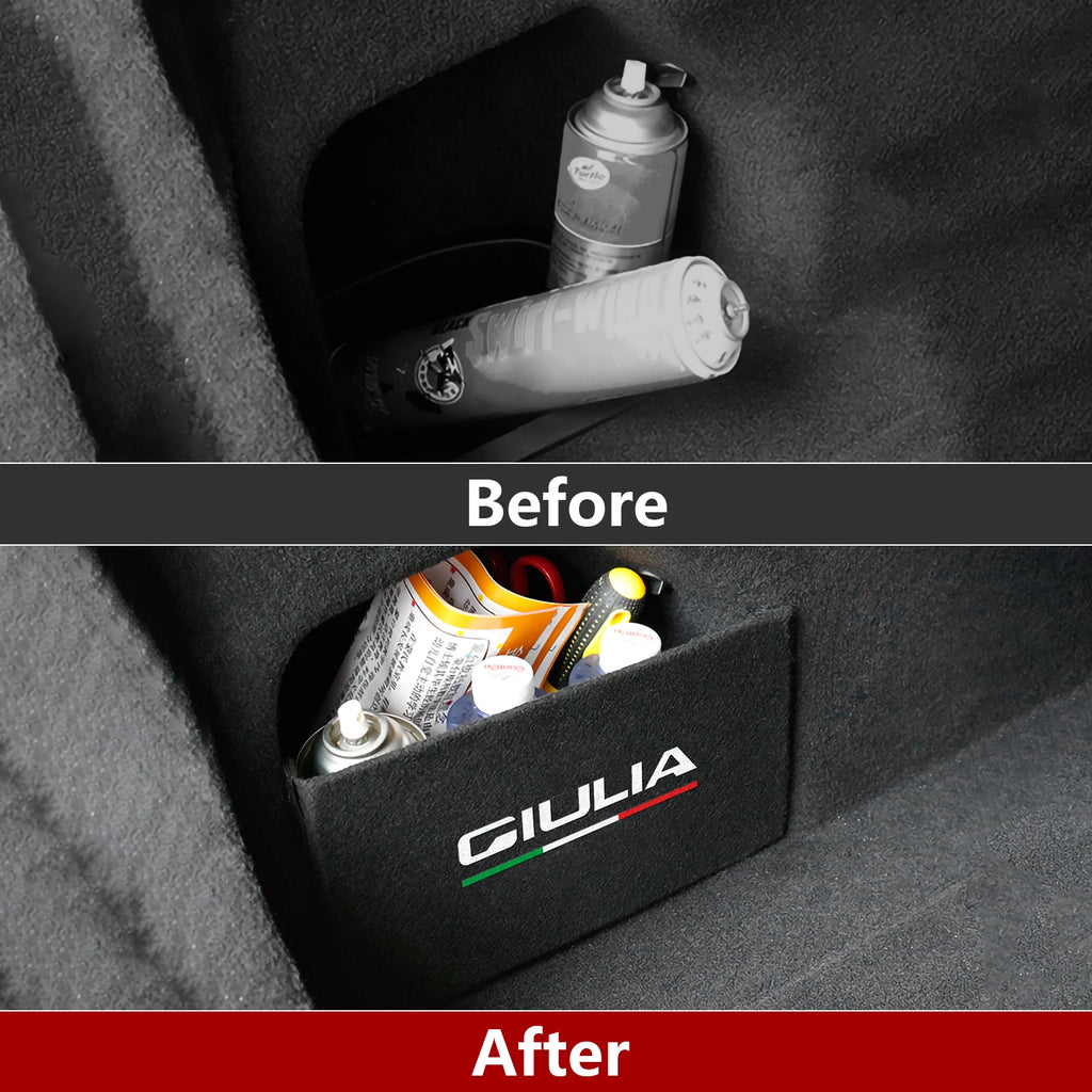 Carbon Fiber Interior Trim Stickers for Alfa Romeo Giulia and Stelvio