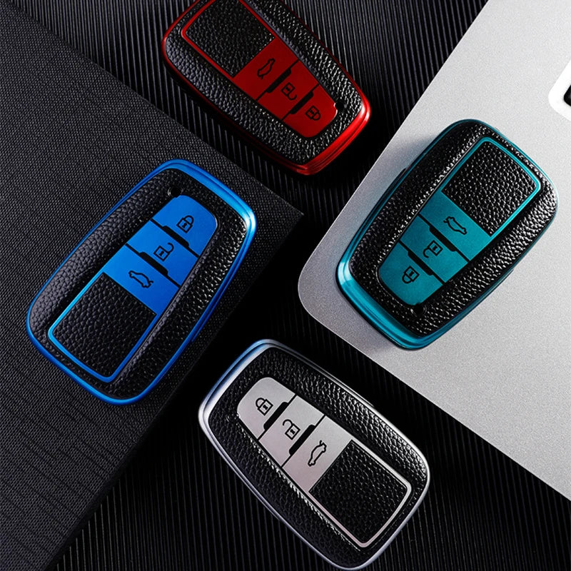 Toyota Key Cover TPU Leather Key Fob Case 2018+ Prius Camry RAV4