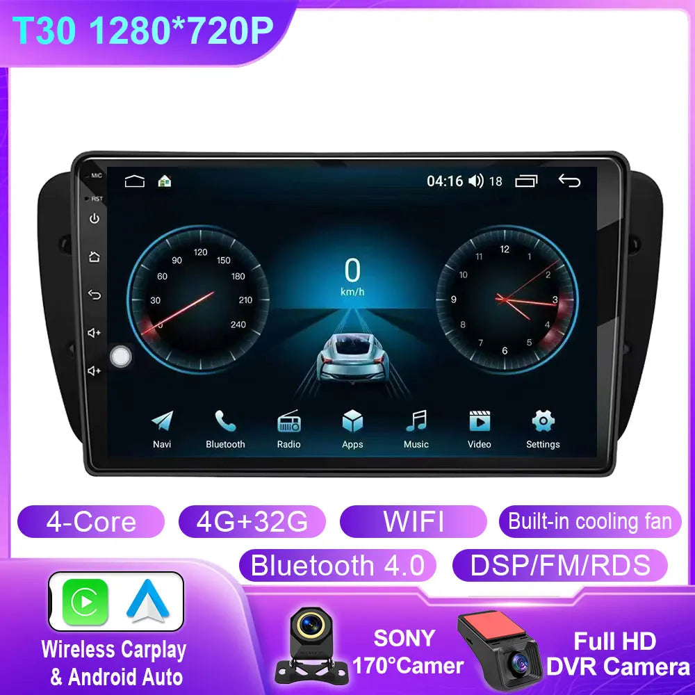 Seat Ibiza MK4 9" Car Radio with Android Auto & GPS - image 15