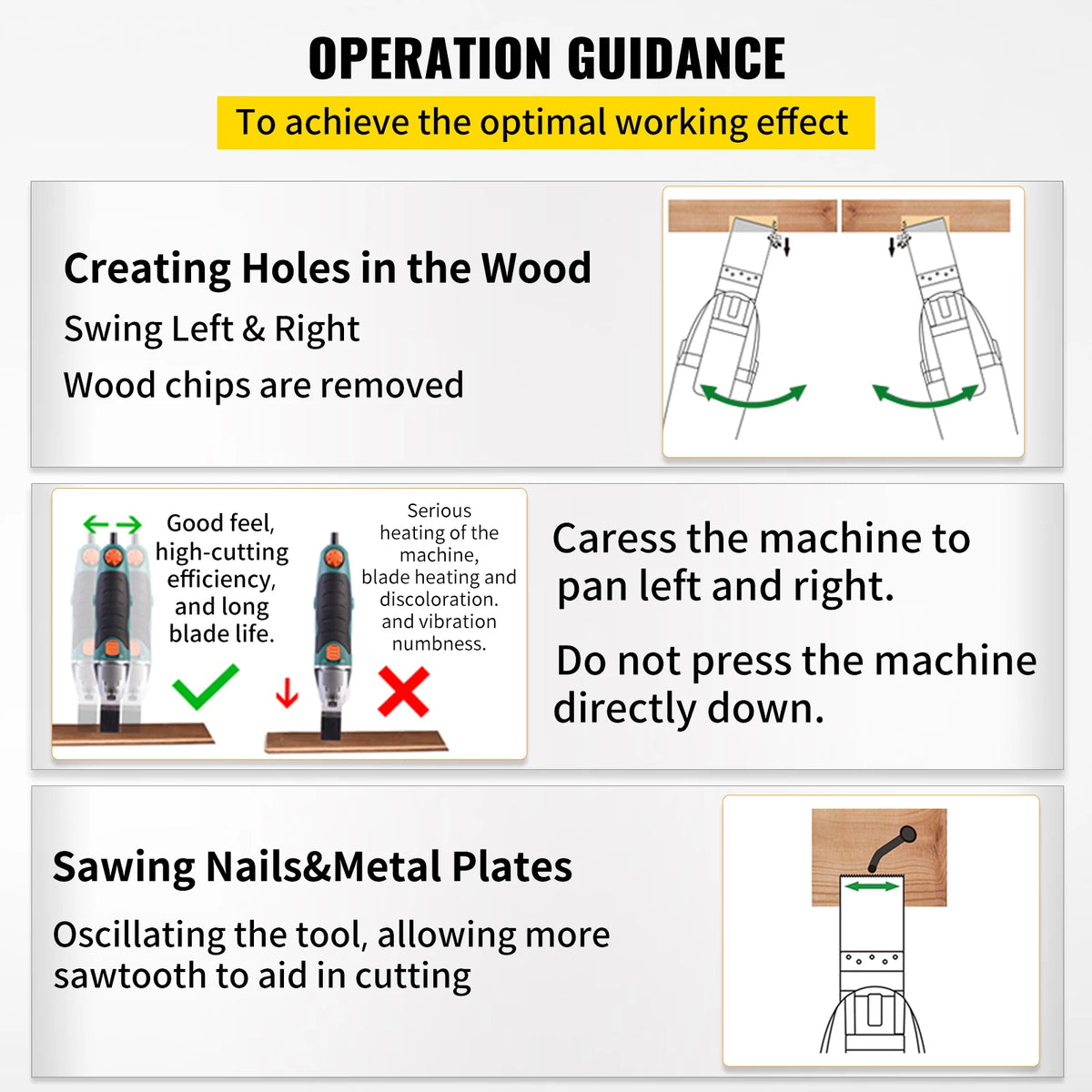 100Pcs Oscillating Saw Blades Kit - Cutter for Wood Metal Plastic - image 6