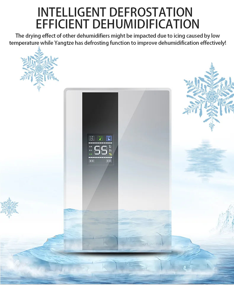 Dehumidifier Moisture Absorber Household Mute Bedroom Basement Remote Control Timing