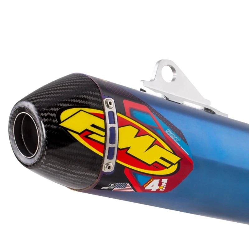 4T Motorcycle Exhaust Muffler Sticker, 10.2 x 5.9 in