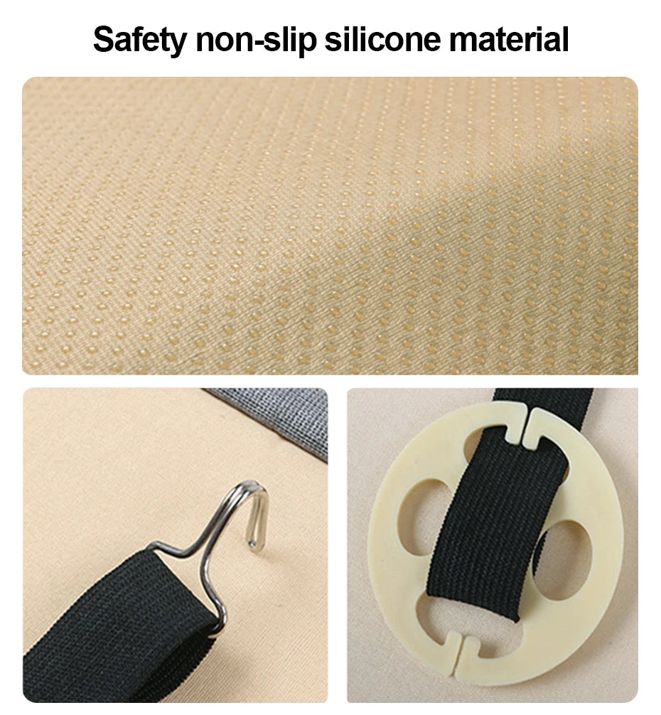 PU Leather Front Seat Cover with Anti-Slip Backing