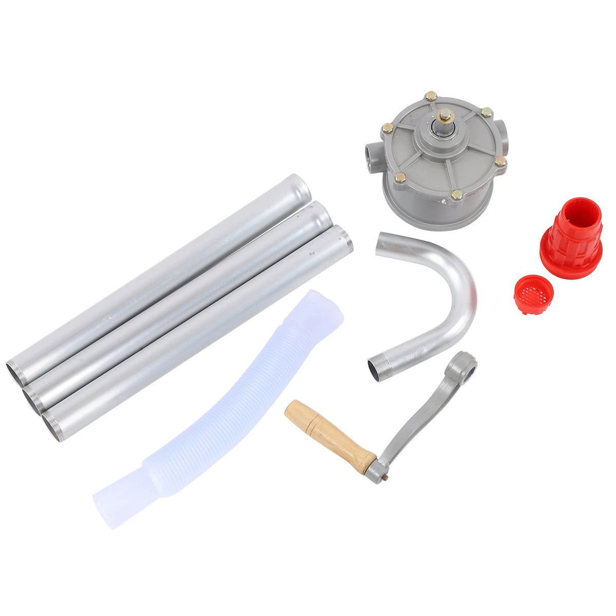 Aluminum Alloy Rotary Hand-Operated Drum Pump for Diesel and Oil Dispensing