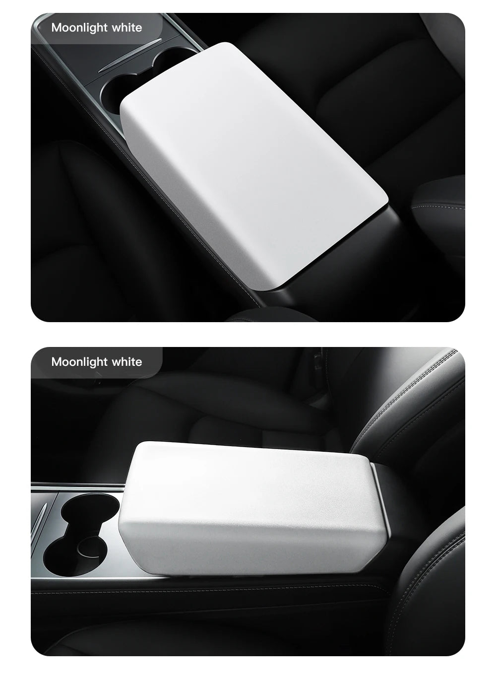 Armrest Cover for Tesla Model Y Juniper, Model YL and Model 3 Highland
