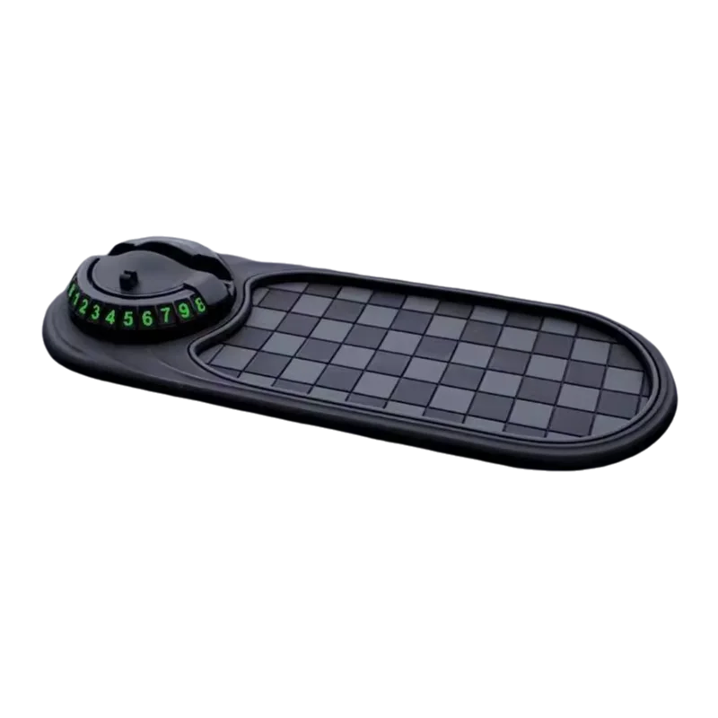 2 in 1 Dashboard Anti Slip Mat with Phone Mount 360-Degree Rotation Car Phone Holder Non-Slip Adhesive Mat for Car
