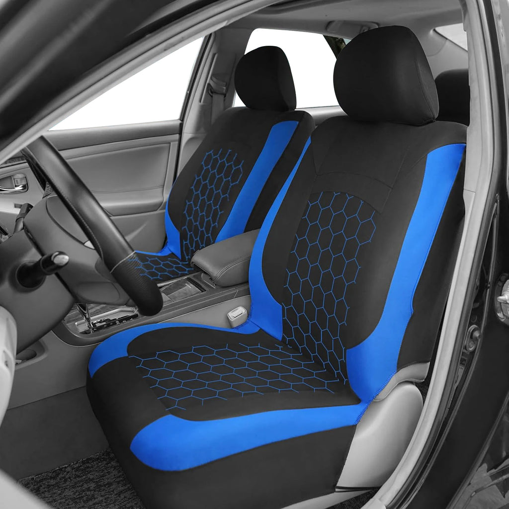 Breathable 9-Piece Car Seat Cover Set for 5 Seats