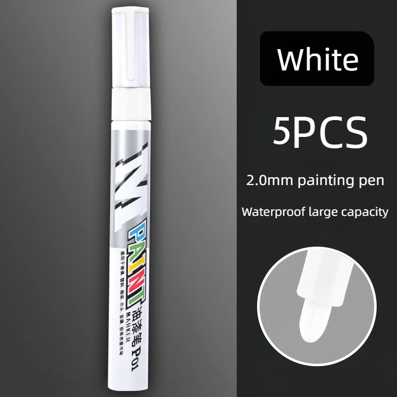 Car Touch-Up Paint Pen with Tire Tread Marker