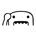 Peeking Cartoon Car Decal for Bumper or Rear Window